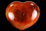 Colorful Carnelian Agate Heart #125796-1
